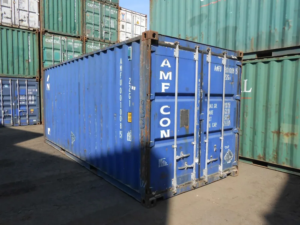 Representative 20-foot storage container